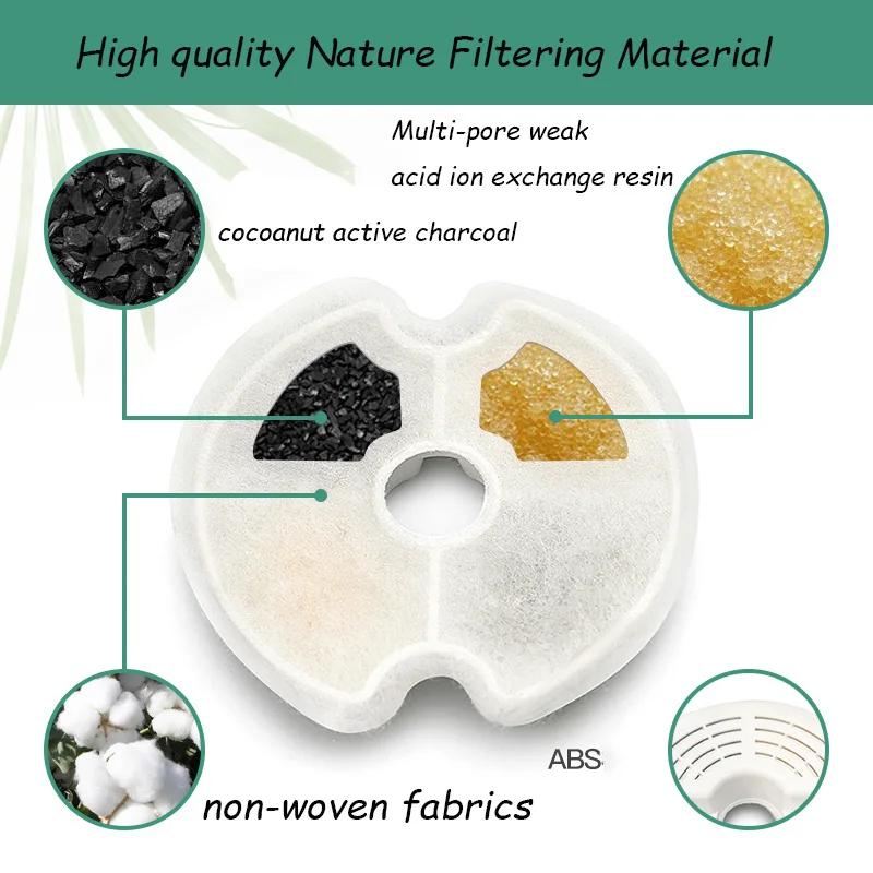 4/8 Packs Pet Fountain Carbon Replacement Filters for 304 Stainless Steel Cat Drinking Water Fountain Filters Pet Supplies