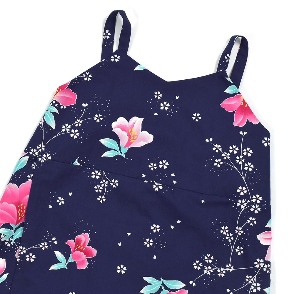 COLORFUL CANDY STYLE Yukata Sweet Pea Navy for Perfect for Fireworks Festivals and Summer NB700110 Set, 110cm, Blue, Girls, Festivals,