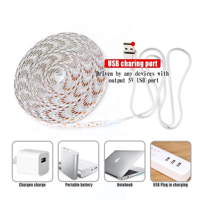 LED Grow Light Full Spectrum USB Grow Light Strip 0.5m 1m 2m 3m 2835 DC5V LED Phyto Lamp Tape for Seed Plants Flowers Greenhouse