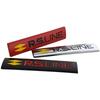 3d Metal Letters Logo RS Line Sticker Car Rear Trunk Badge Label For Car RS Line Emblem Decal Accessories