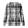 Women's Casual Fashion  Print Long Sleeve O-Neck Pullover Top