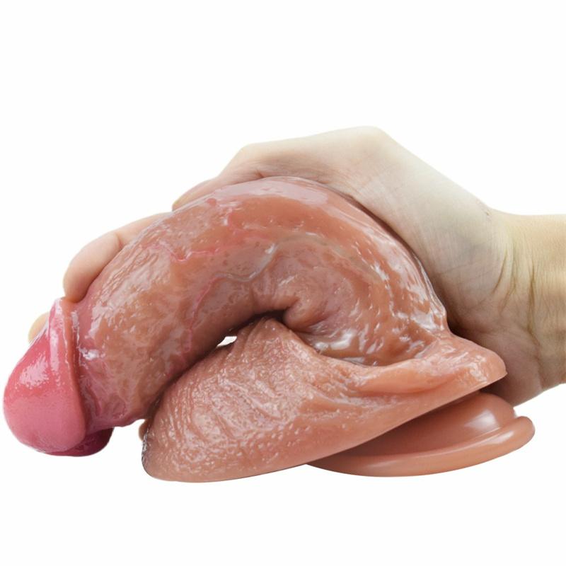 Dildo Super Soft and Super Large Manual Silicone Simulation Penis Feminine Products Orgasm Can Shoot Big Chickens and Thick Chickens