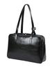 Fillintheblank Trapezoid Shoulder Bag (Black)