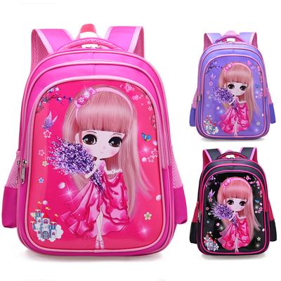 2024 Kindergarten Student School Bag Cartoon Cute Girl Backpack Fashion Foreign Trade Large Capacity Elementary School Backpack