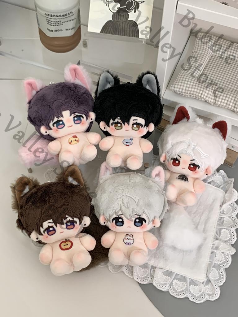 Anime Love and Deepspace Sylus Rafayel Zayne Xavier Caleb Cosplay Fluffy 10cm Cotton Maumet Cartoon Puppet Have Tail Xmas Gift