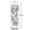 Full Arm Tattoo Sticker Full Arm, Full Arm Big Picture Tattoo Sticker, Flower Arm Tattoo Sticker Tattoo