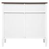 Solen white chest of drawers, 2 drawers, 2 doors