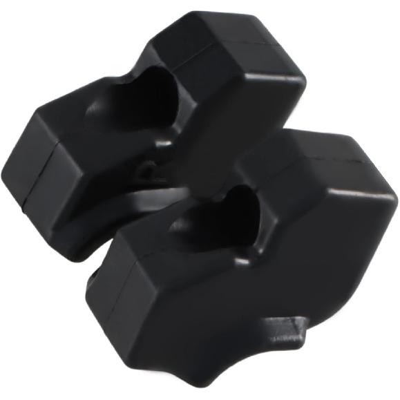 Upgraded Left&Right Side Tailgate Rubber Bumper Cushions Tailgate Stopper Limiter Cushions With 4 Metal Bolts Compatible With Ford F-150 2015-