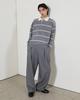 Diaendeukweseucheon Banding Wide Pants / Gray
