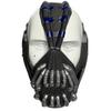 Máscara Bane Máscara de Cosplay O Cavaleiro das Trevas Tamanho Adulto Capacete Festa de Halloween Cosplay Adereço de Terror Filme Terror Máscara de Réptil