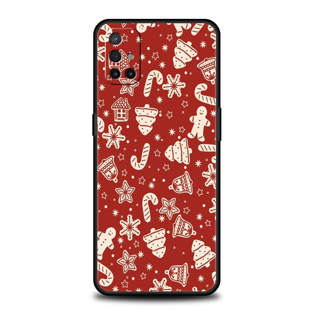 Cartoon Christmas Phone Case For OnePlus 13 12 11 10 9 8 7T Pro 13R 12R 10R 9RT 8T Nord N200 N30 2T CE 2 3 5G Lite Soft Cover