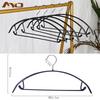 AYO Slim Prevents Clothes from Losing Their Ideal for and Stylish and Suitable for Both Wet and Dry Popular Non-Slip Hangers, 20-Pack, Black. Design,