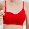 New Style Plus Size Wireless Front Closure Nursing Bra - Adjustable, Gathered, Seamless Maternity Underwear