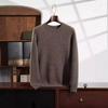 2025 new cashmere sweater round neck thickened loose pullover sweater knitting