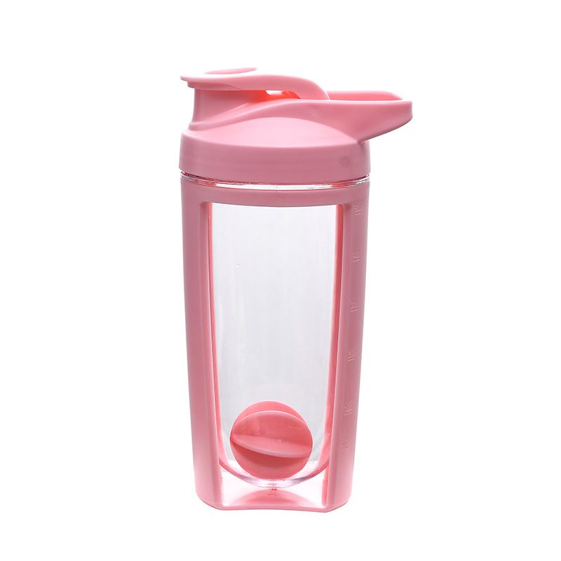 Portable Double-Layer Fitness Shaker Cup for Smoothies & Protein - Ideal Sports Gift for Men & Women, with Scale