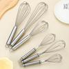 Thickened 304 Stainless Steel Manual Whisk - Baking Gadget for Beating Eggs & Mixing Cream