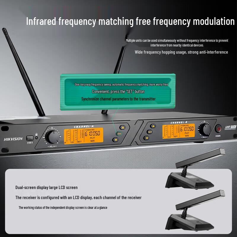 Hikvision Conference Wireless Dual Microphone System (CN version)