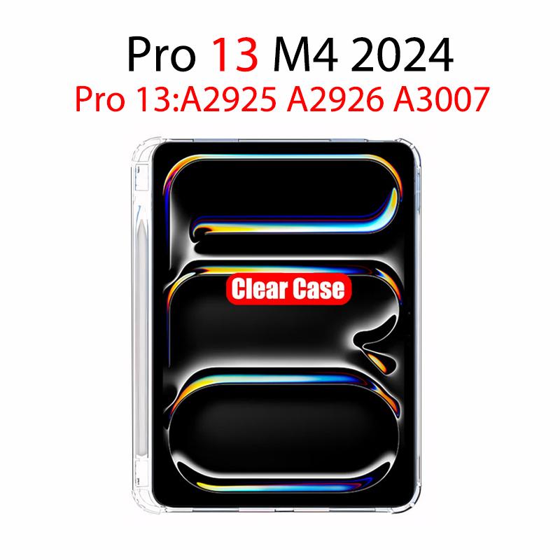 Clear Case For iPad 10th 9th 8th 7th 6th 5th Generation With Pencil Holder Case iPad Air 11 5 4 3 Pro 13 12.9 Mini 6 7 Tpu Cover