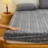 150x200/180x200/200x220cm Coral Velvet Bedsheet Bedspread MilkVelvet Mattress Protective Cover Winter Plush Insulation Bedspread