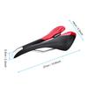 PU Lther   Cycling St Cushion Saddle For Mountain Road Bike(Red & Black)