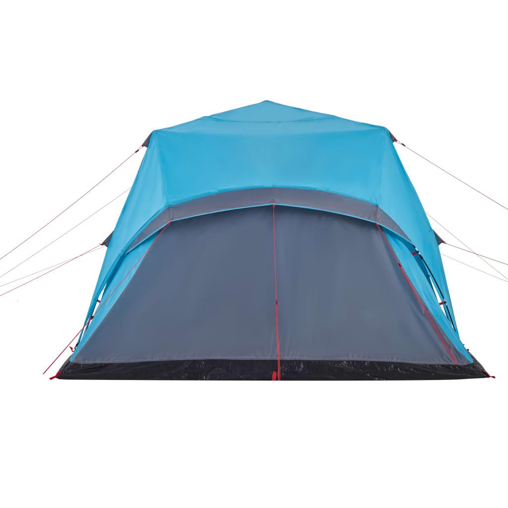 Family Tent with Porch for 9 Persons Blue Quick Release
