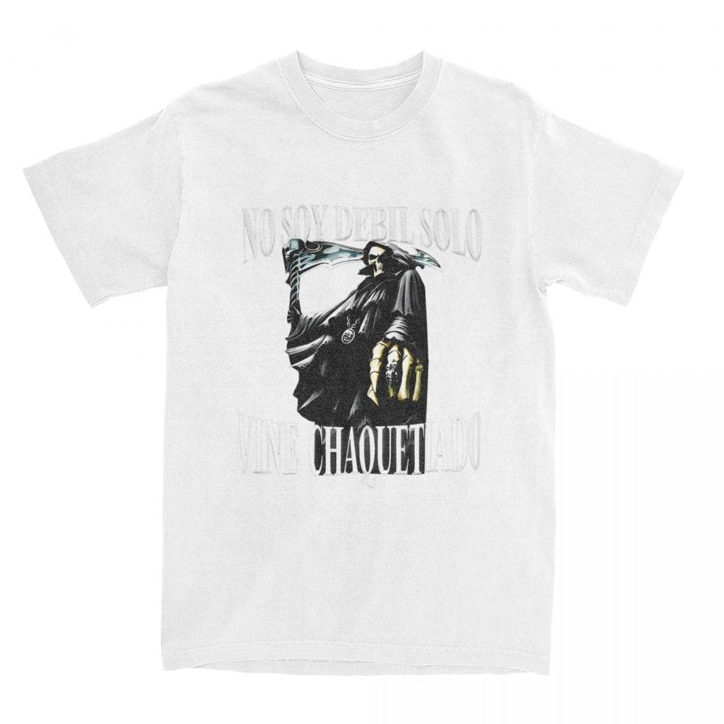 Mens T Shirt NO SOY DEBIL SOLO VINE CHAQUETIADO T-Shirts Trending Summer Tee Shirt Streetwear Y2K Fun Harajuku Daily Cotton Tops