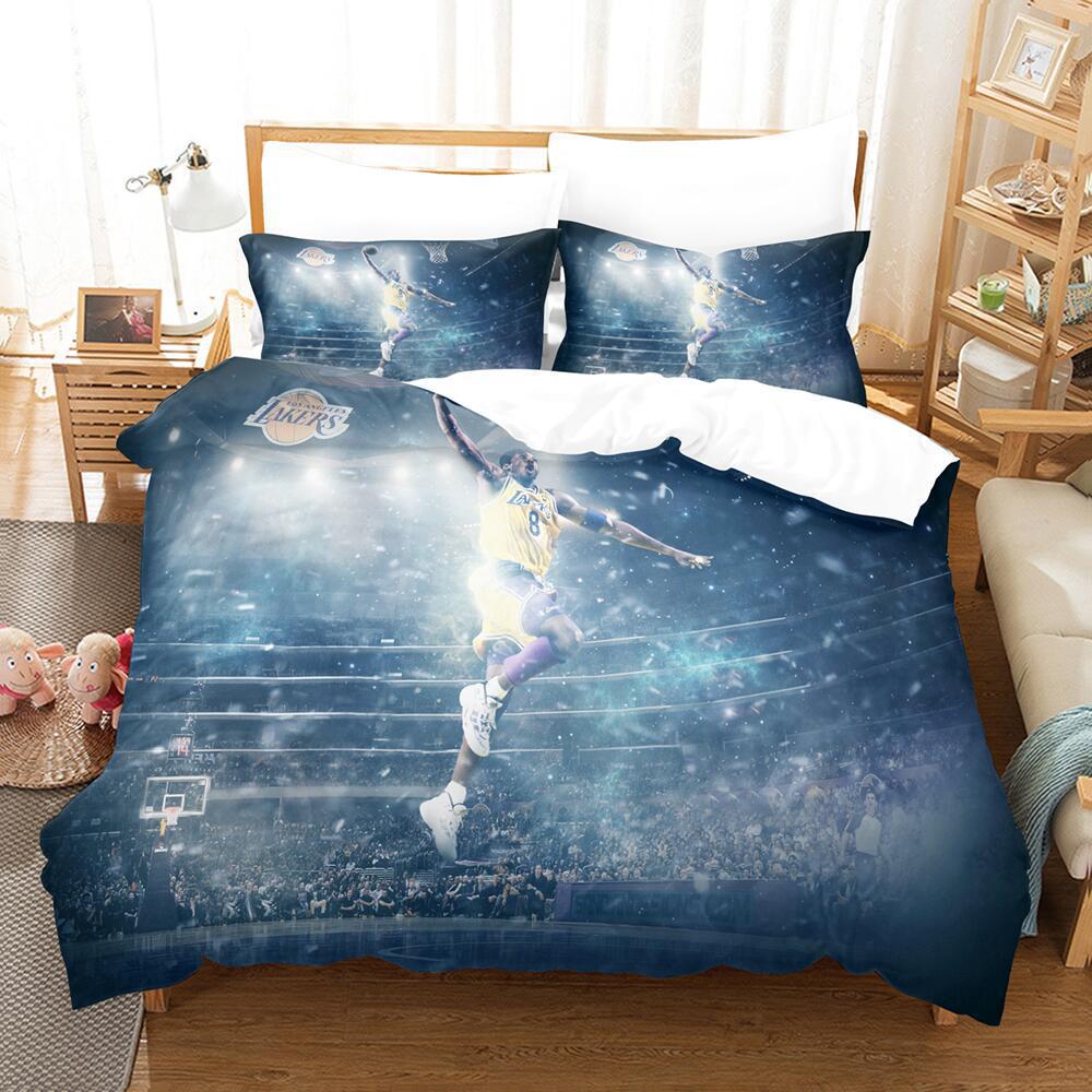 Basketball Digital Printing Bedding Three-Piece Microfiber Polyester Cotton Duvet