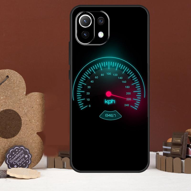 Speedometer Car Case For Xiaomi 15T 14T 13T 14 15 Ultra 17 Pro Max POCO F8 Ultra F5 F6 F7 X5 X6 X7 Pro Cover