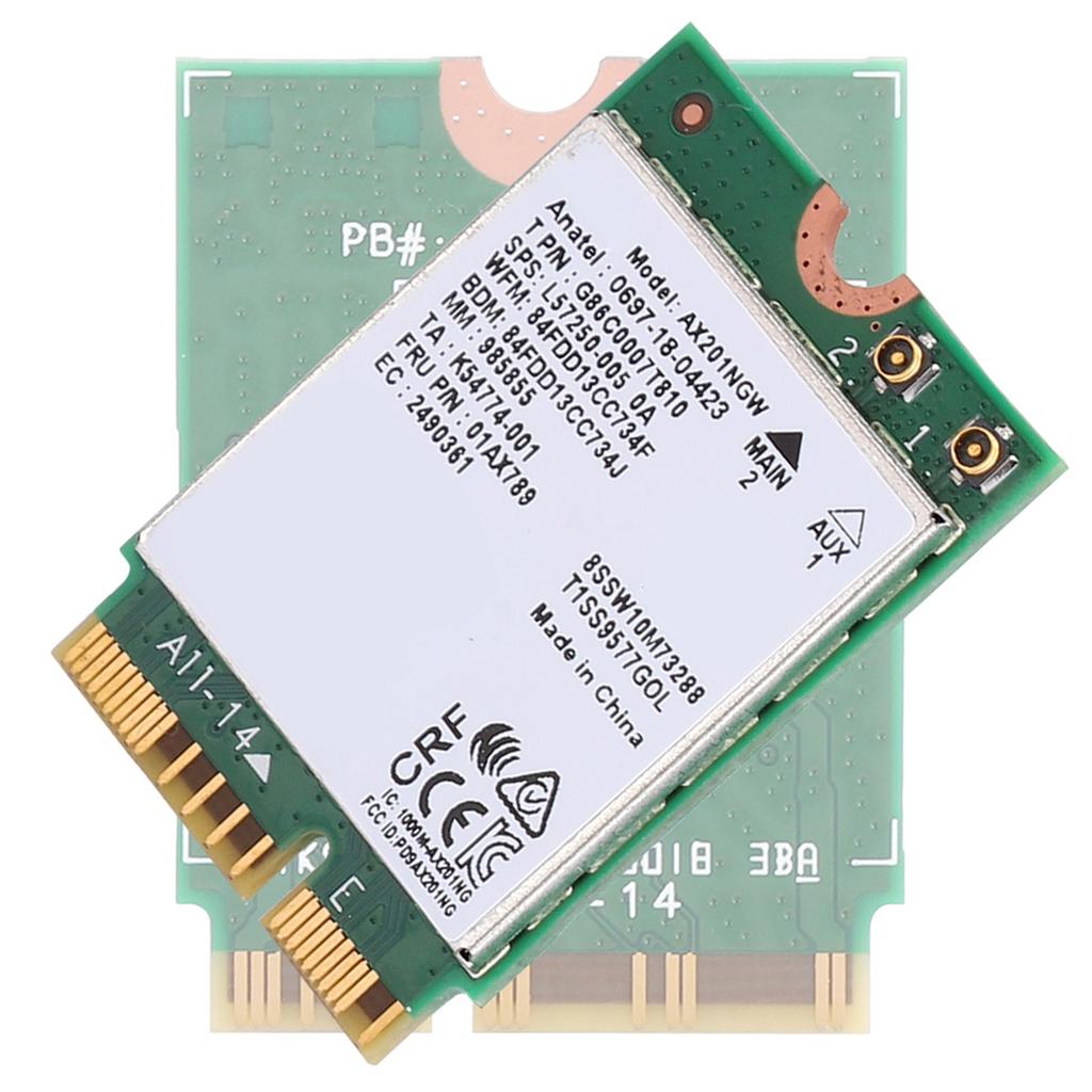 Sieťová karta pre Intel AX201NGW WIFI 6 Gigabit 2400M M.2.CNVio2 Rozhranie pre Bluetooth 5.0
