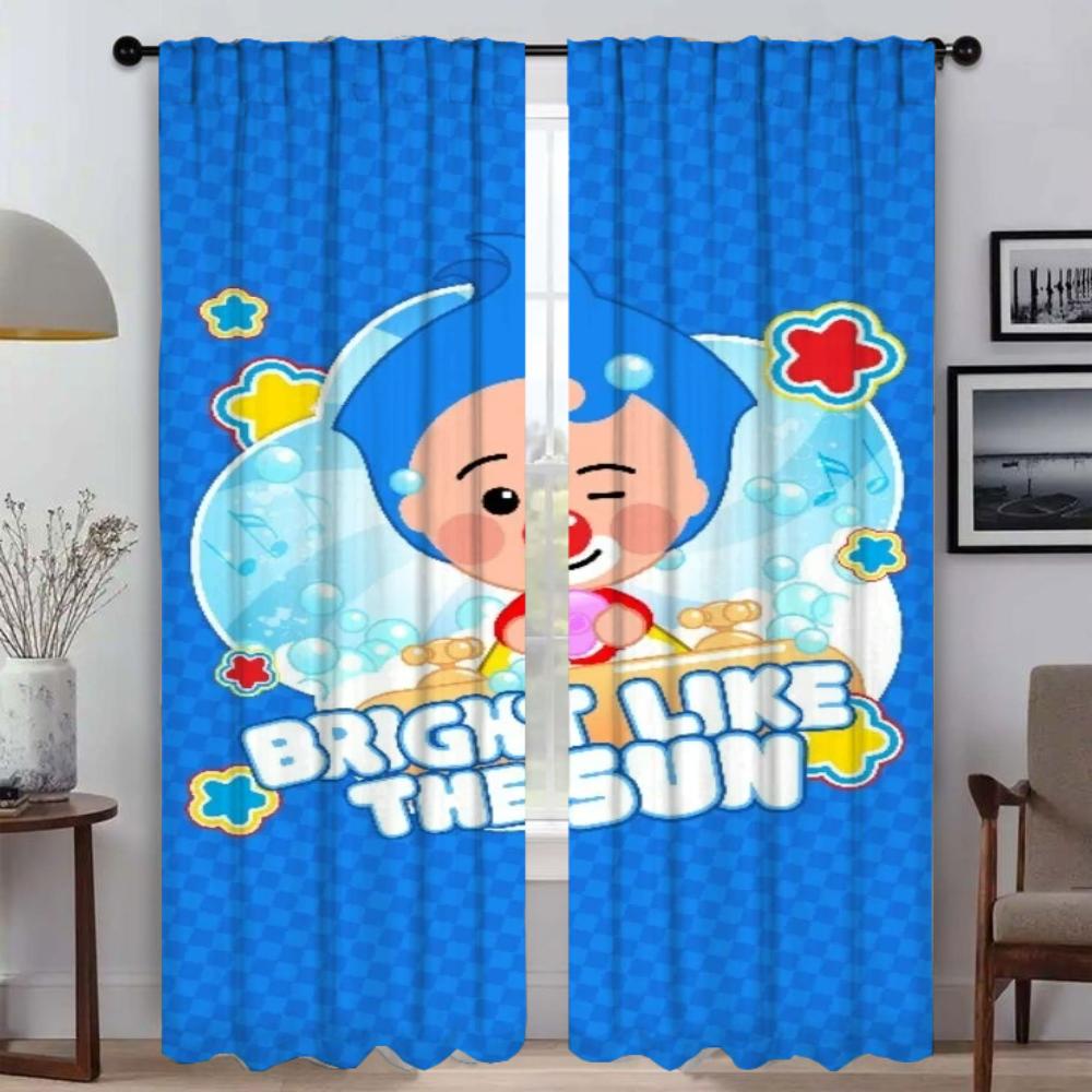 Tulle for Bedroom Plim-Plims Home Interior Curtains for Living Room Curtain Blinds Shades Partition Curtains 2 Pieces Kitchen