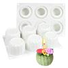 3D Flower Basket Silicone Mold For Chocolate Mousse Cake French Dessert Creative Shape Bakeware Kitchen Pastry Tool Accessories