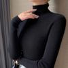Women's Multi-Color High Neck Slim Fit Sweater - Autumn/Winter Knitwear, Long Sleeve, Temperament Style