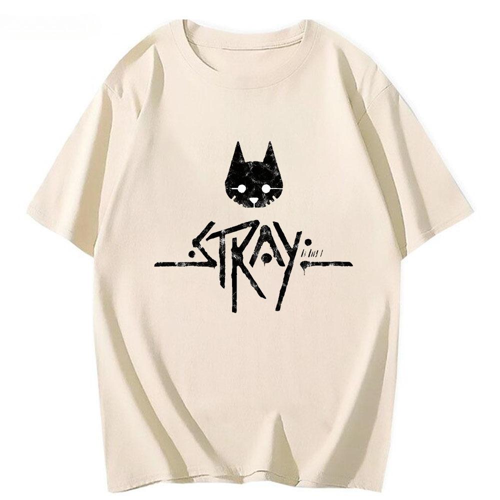Kpop Cat Game T Shirt Women Clothes Cotton Unisex Unisex Casual Female Harajuku Camisas Streetwear Short Sleeve Tee Game Shirt