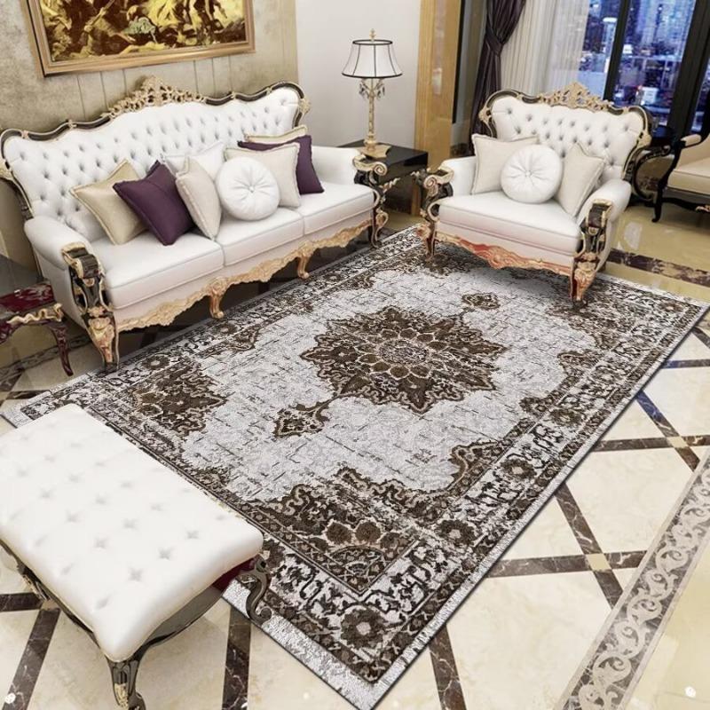Retro Carpet Bohemian Ethnic Style Soft Mat Wear-resistant Anti-slip Rug Suitable for Living Room Bedroom Carpets Very Beautiful