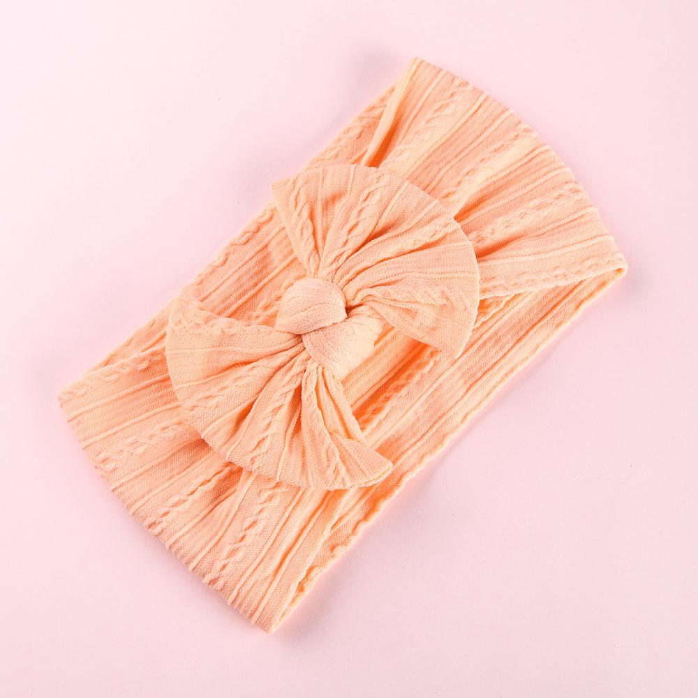 1 Pezzo Fascia per Testa Neonato per Bambine Lavorata a Maglia Elastica Turbante per Bambini Fiocchi per Bambini Morbido Nylon Cappelli per Bambini Accessori per Capelli 32 Colori