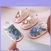 Summer Baby Soft Sole Shoes With Cartoon Pattern For Toddler Boys And Girls