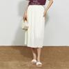 Women's Elegant Pleated A-line Midi Skirt