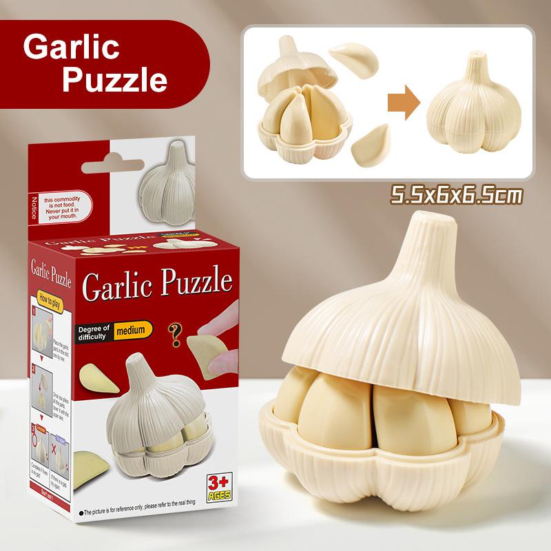 

Трехмерный 3D Пазл Морской Еж Чеснок Конструктор Обучающая Игрушка Garlic