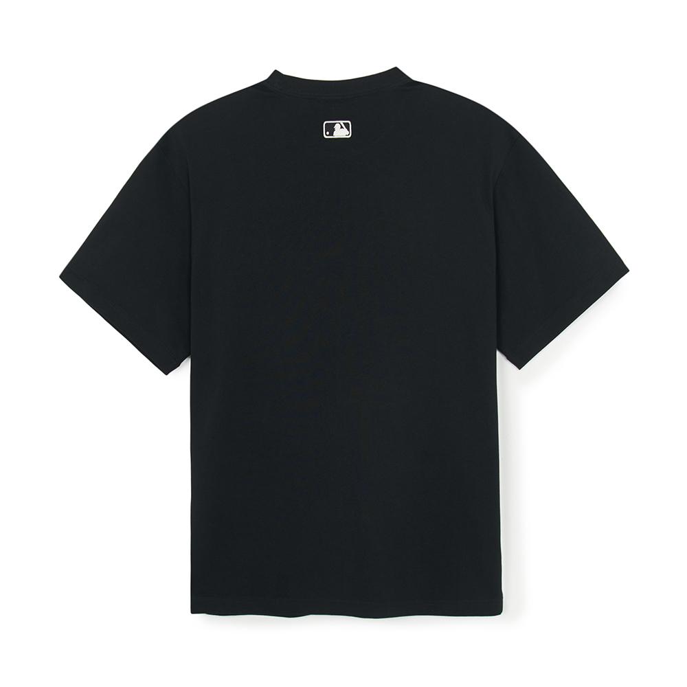 New MLB New York Yankees Basic Collection SS25 T Shirt Unisex Black 3ATSB6153-50BKS