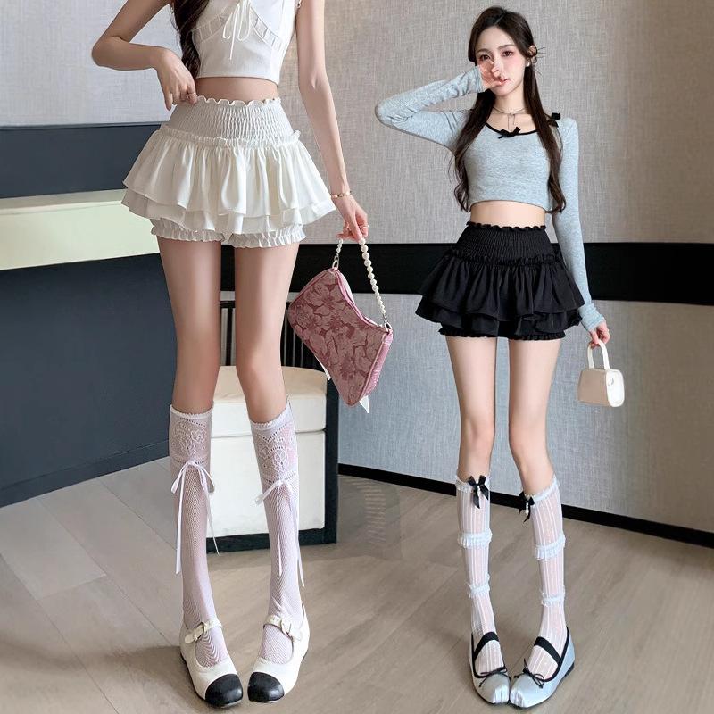 

Korean-Style Summer 2024 High Waist Slimming Petite Ballet Puff Skirt for Women L