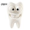 Dental Enthusiast Gift 3D Printed Smiling Tooth Toothbrush Holder, Funny Desk Figurine, Dentist Appreciation Creative Shaped Storage Stand for
