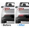 DinCh LED Rear Foglight For Geely EX2 Rear Bumper Foglight Foglamp Fog Light Fog Lamp Brake Lights