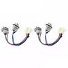 Replacement Tailgate Hatch Lamp Socket for Legacy Wagon For Outback 2000 2004 Black Gray 2pcs Set Easy Install