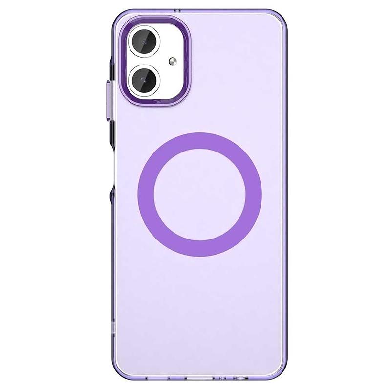 

Для Samsung Galaxy A06 ТПУ Ударопрочный Матовый Полупрозрачный Чехол для Телефона Для Samsung Galaxy A06 для Беспроводной Зарядки Magsafe Задняя Крышка For Galaxy A06 4G