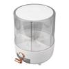 Rice Grain Storage Container 360 Rotating Grain Storage Food Dispenser Measuring Cylinder