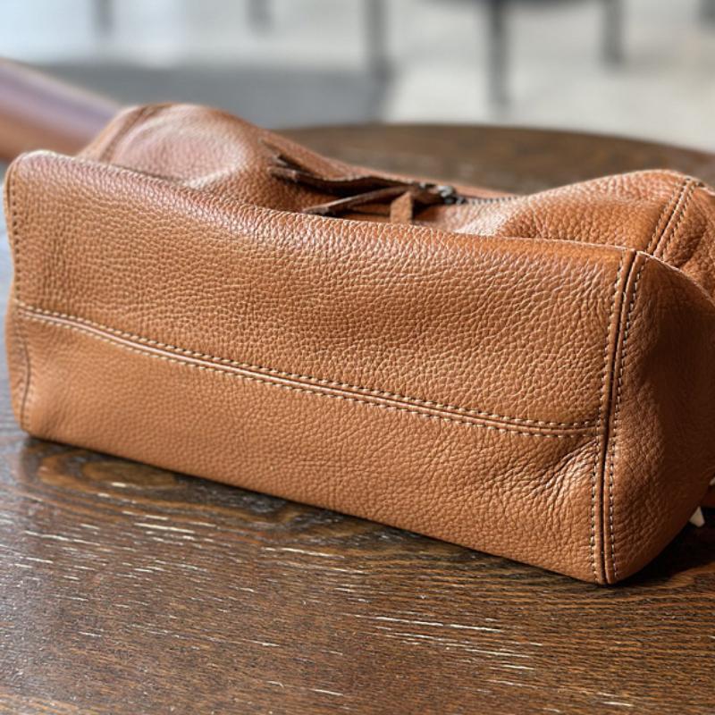 Freizeit Echtleder Leichte Damen Schulter Umhängetasche Retro Weiches Rindsleder Vielseitige Tasche