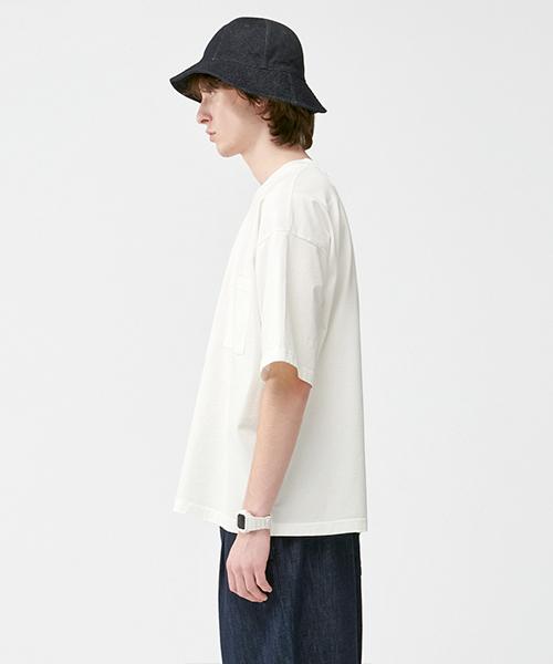 ERRORS EXCEPTED Ss001 Fade Pocket Short Sleeve Tee (White)