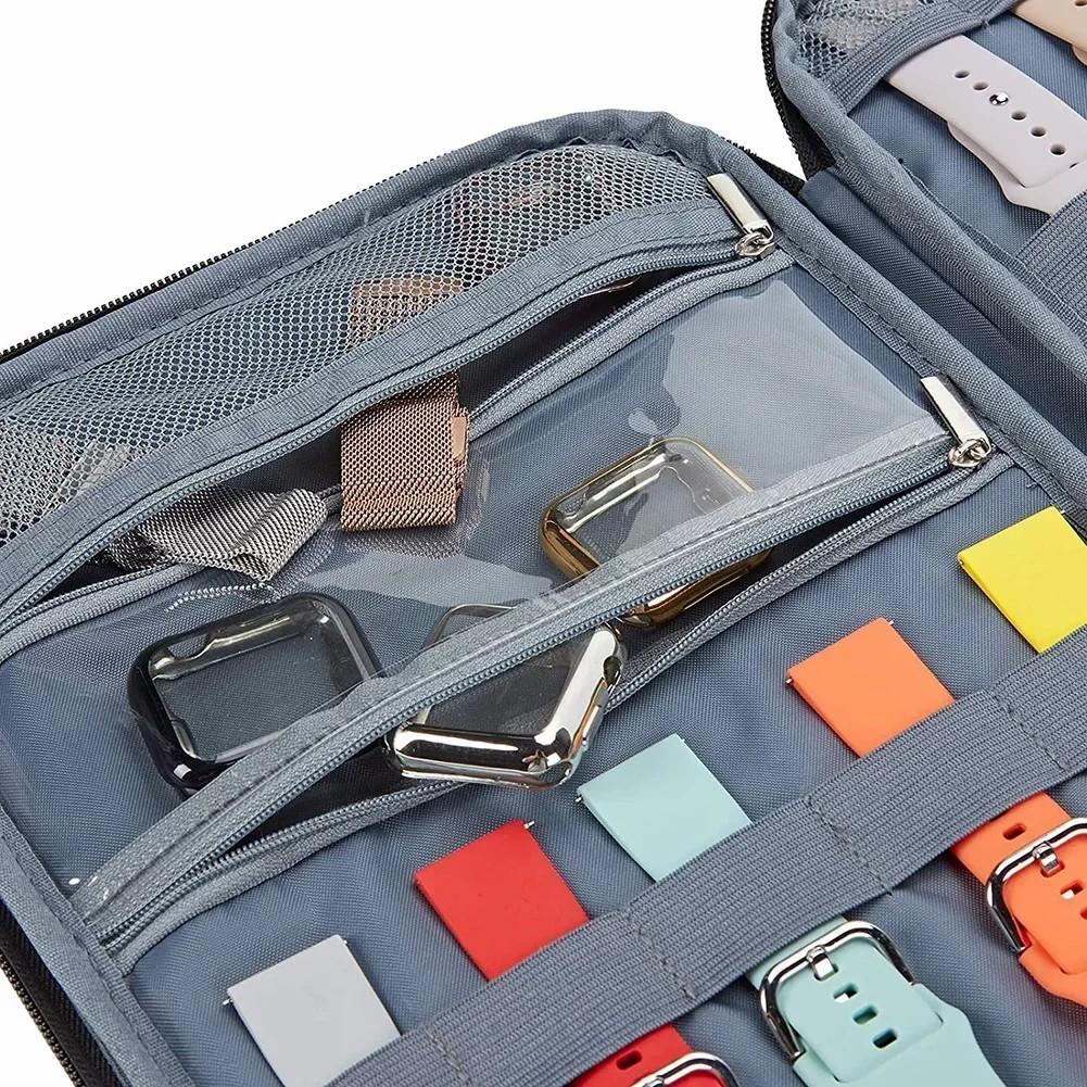 For Apple Watch Watchband Storage Box Travel Pouch Strap Boxes Multifunction Watch Strap Organizer Box Watchband Storage caseQKC