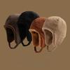 Thick Wool Autumn Winter Unisex Knitted Hat Outdoor Windproof Warm Double-Sided Reversible Soft Cozy Stylish Fleece Cap
