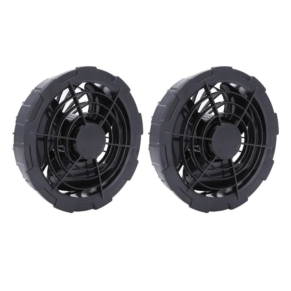 2PCS Cooling Jacket Fans 5V 0.6A Cable USB Powered Brushless Motor Fan for Air Conditioning Clothes